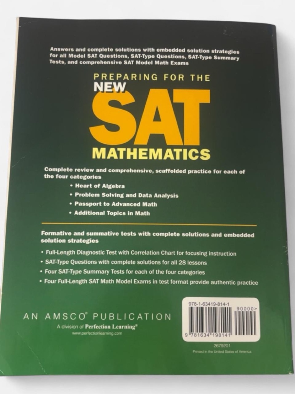 SAT Math Prep Book – Great Condition - Picture 2 of 3